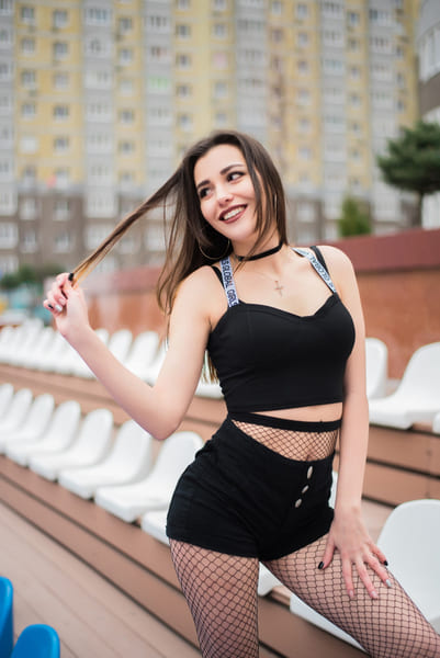beautiful California transgender woman